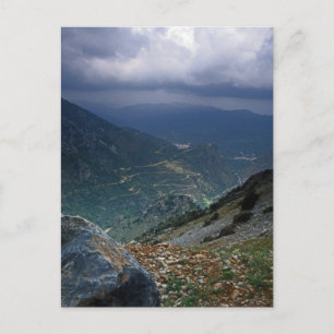 Mountain Gorge on the Island of Crete Postcard
