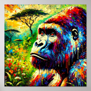 MOUNTAIN GORILLA 2 POSTER