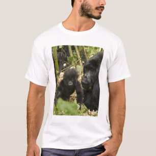 Mountain Gorilla, adult with young T-Shirt