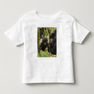 Mountain Gorilla, adult with young Toddler T-Shirt