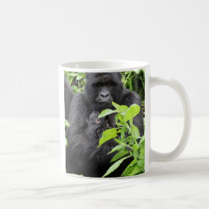 Mountain gorilla/ mother & baby coffee mug