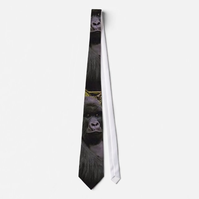 MOUNTAIN GORILLA WILDLIFE TIE (Front)