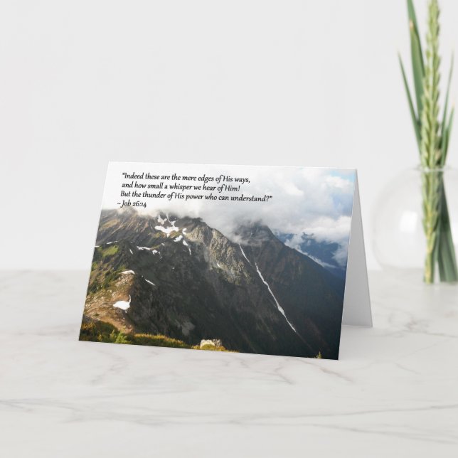 Mountain greeting card (Front)
