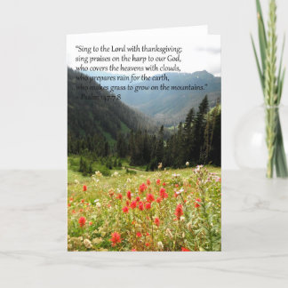 Mountain greeting card