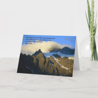 Mountain greeting card
