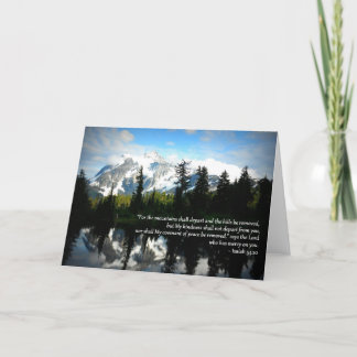 Mountain greeting card