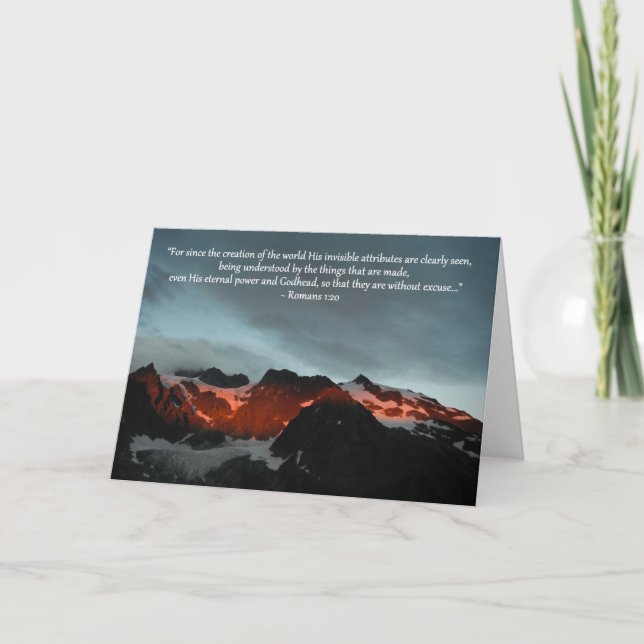 Mountain greeting card (Front)