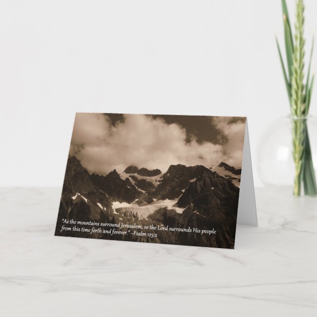 Mountain greeting card (Front)