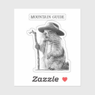 Mountain guide - Whimsical marmot design