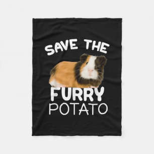 Mountain Guinea Pig - Save Furry Potato Fleece Blanket