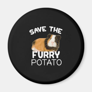 Mountain Guinea Pig - Save Furry Potato Magnet