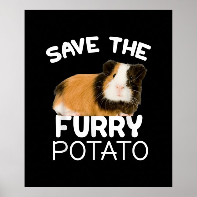 Mountain Guinea Pig - Save Furry Potato Poster (Front)