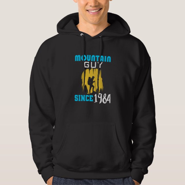 Mountain guy since 1984 hoodie (Front)