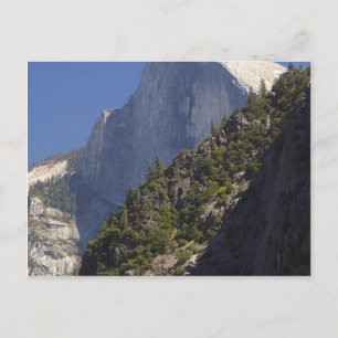 Mountain Half Dome Yosemite Streams Postcard