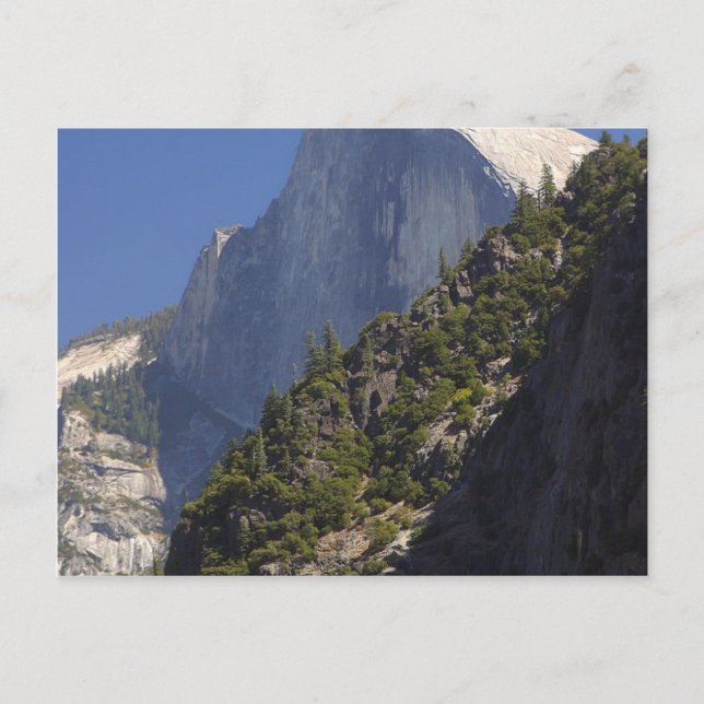 Mountain Half Dome Yosemite Streams Postcard (Front)