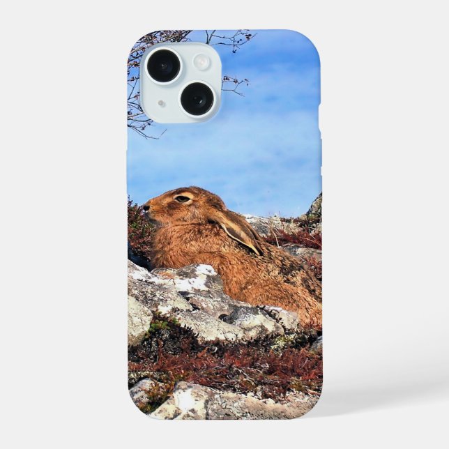 MOUNTAIN HARE iPhone 15 CASE (Back)