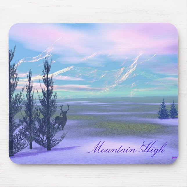 Mountain High Mouse Mat (Front)