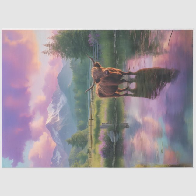 Mountain Highland Tissue Paper (Front)