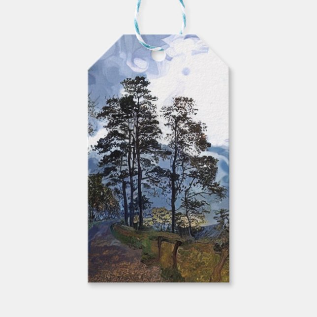 MOUNTAIN HIKE GIFT TAGS (Front)