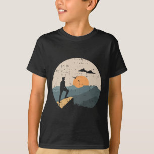 Mountain Hiker Travel Hiking Traveller Mountaineer T-Shirt