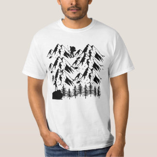 Mountain Hiking Adventure" or "Majestic Mountain T-Shirt