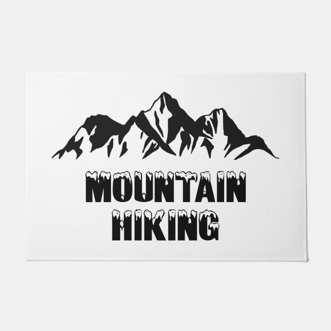 Mountain hiking doormat (Front)