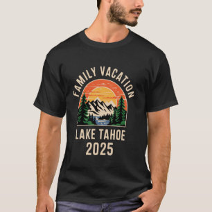 Mountain Hiking Skiing Family Vacation 2025 Lake T T-Shirt