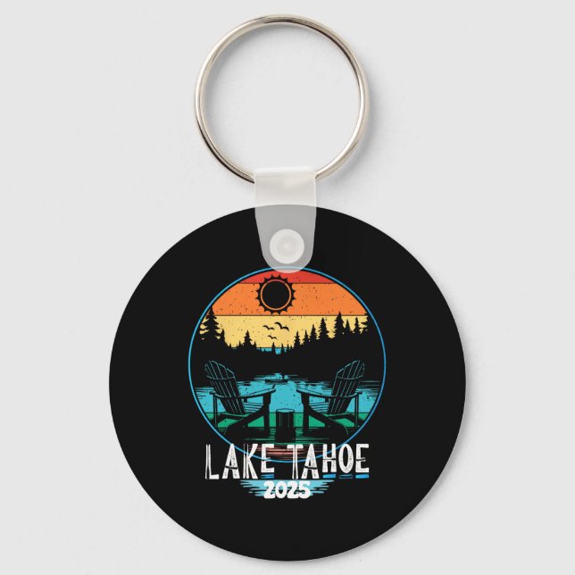Mountain Hiking Skiing Family Vacation 2025 Trip L Key Ring (Front)