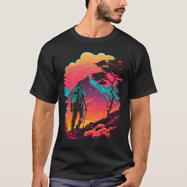 Mountain Hiking T-Shirt (Front)