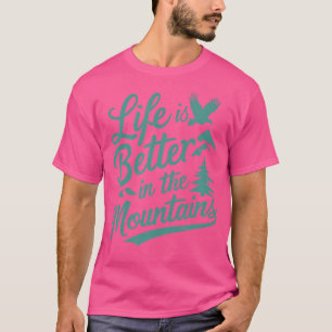Mountain Hiking Trail Hiker Outdoor Hike Nature Ca T-Shirt