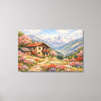 Mountain Home Canvas Print