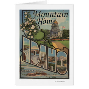 Mountain Home, Idaho - Large Letter Scenes