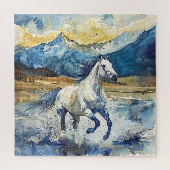Mountain Horse Jigsaw Puzzle (Vertical)