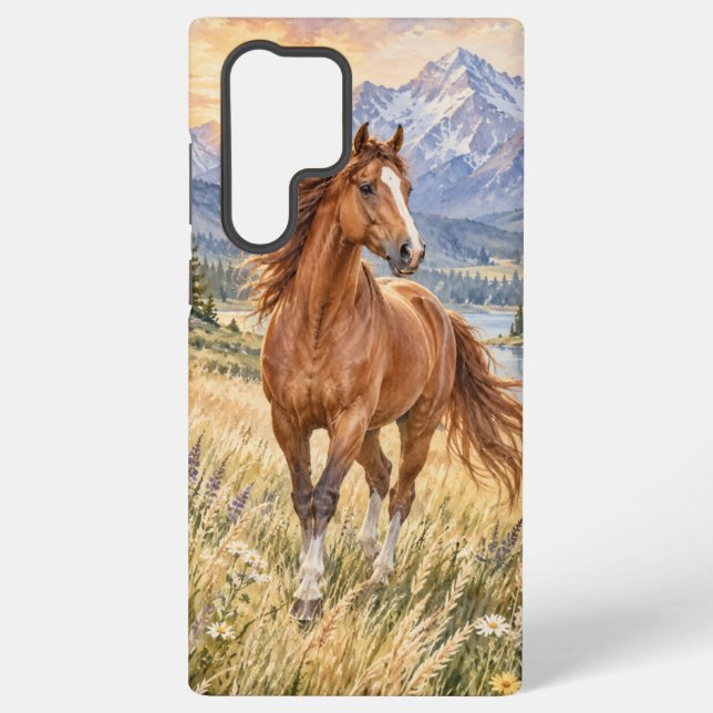 Mountain Horse Phone Case (Back)