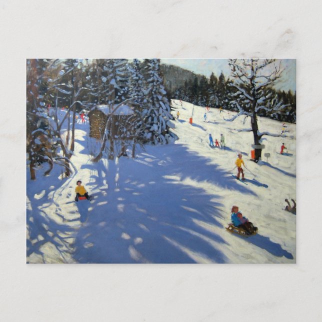 Mountain hut Morzine Postcard (Front)