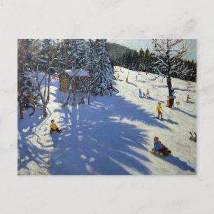 Mountain hut Morzine Postcard