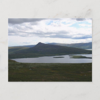 Mountain in northern Sweden Postcard