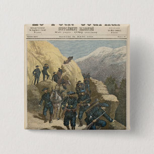 Mountain Infantrymen 15 Cm Square Badge