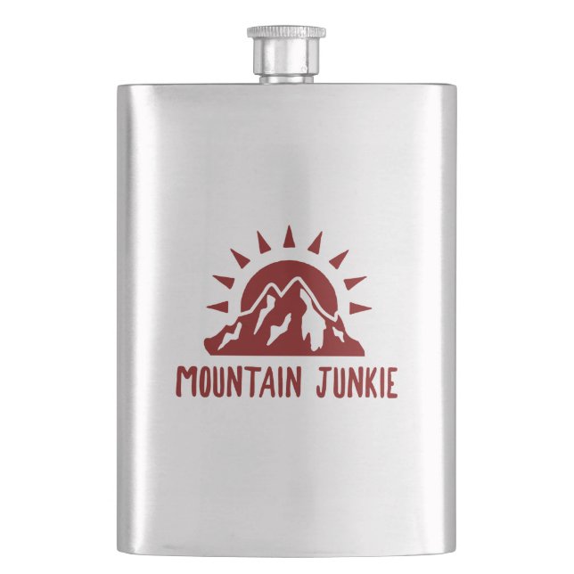 Mountain Junkie Hip Flask (Front)