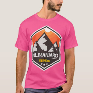 Mountain Kilimanjaro 5540M Scene Hiking Profession T-Shirt