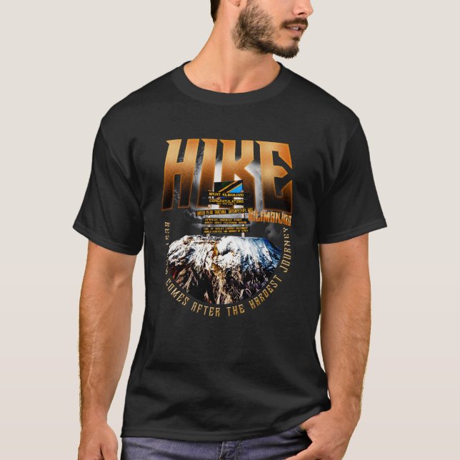 Mountain kilimanjaro/Highest mountain in africa T-Shirt (Front)