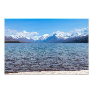 Mountain Lake, Blue Sky Photo Print