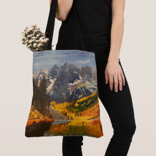 Mountain Lake, By Gary Poling Tote Bag