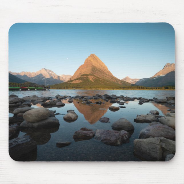 Mountain Lake | Glacier National Park Mouse Mat (Front)