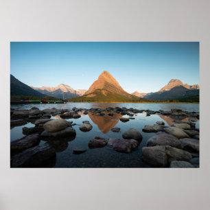 Mountain Lake   Glacier National Park Poster