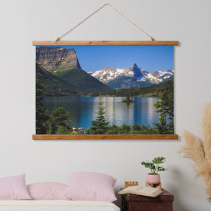 Mountain Lake Hanging Tapestry