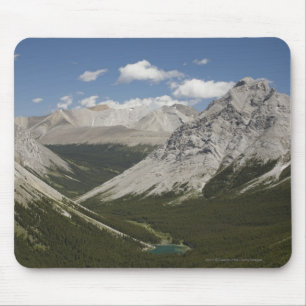 Mountain Lake In A Valley With Blue Sky Mouse Mat