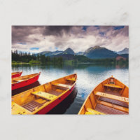 Mountain lake in National Park High Tatra