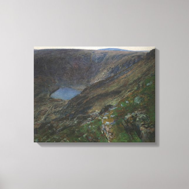 Mountain Lake in the Giant Mountains, 1896 2 Canvas Print (Front)