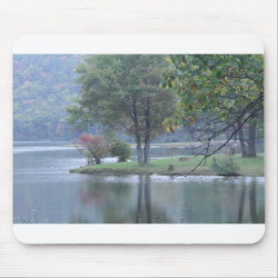 mountain lake mouse mat